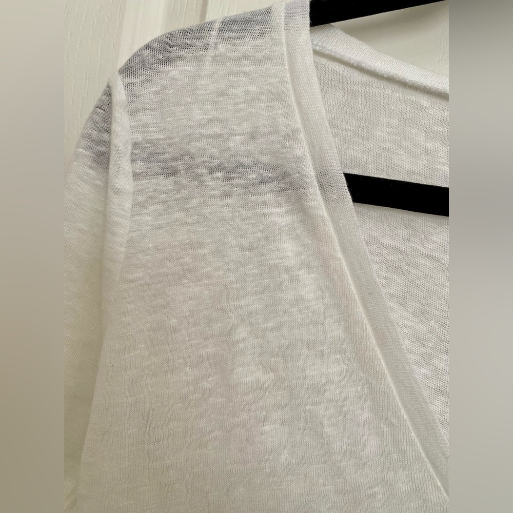 White Zara Linen Top- BNWT - Picture 3 of 5